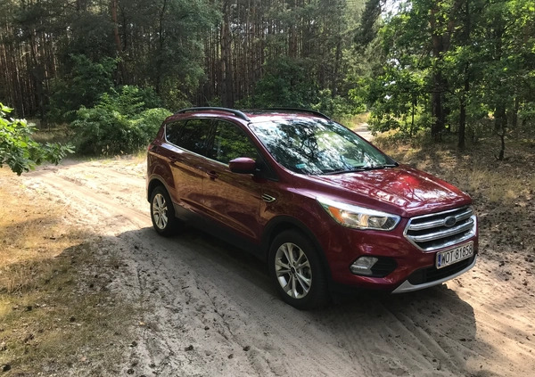 Ford Escape cena 63500 przebieg: 188000, rok produkcji 2017 z Nowa Sól małe 106